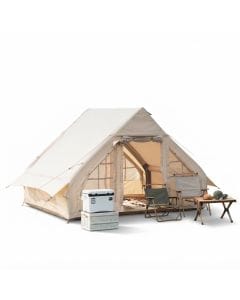 Inflatable Camping Tent for 4–6 People, Waterproof Windproof Air Tent with Easy 3-Minute Setup for Glamping