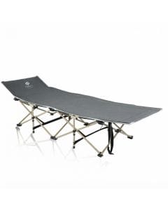 Toby's Chair-06 Folding Camping Bed and Recliner, Cushioned Adjustable-Position Lounger with Ten Legs and 150 kg Capacity