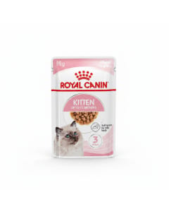Royal Canin Feline Health Nutrition Kitten Gravy - 12x85g Pouches for Optimal Growth