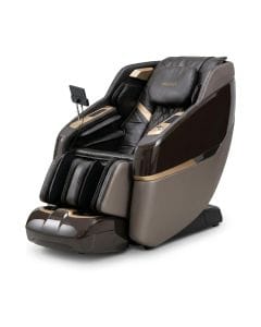 Nourest Nexus 4D Massage Chair with Sonic Wave Technology - Zero Gravity, SL Track, Heat & Air Compression, AI Voice Control, LCD Touchscreen | Brown