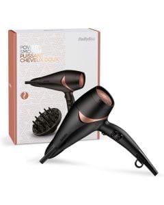 BaByliss Bronze Shimmer 2200W Hair Dryer, Ionic Frizz Control, Diffuser & Concentrator Nozzle | Black