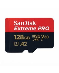 SanDisk 128GB Extreme PRO microSD UHS-I Card, 200MB/s Read and 90MB/s Write, 4K UHD Video for Drones and Action Cameras