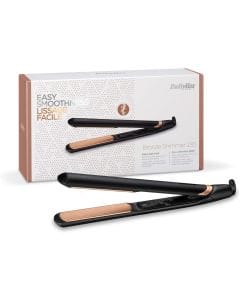 BaByliss Advanced Smooth Hair Straightener, 28mm Extra Long Ceramic Plates, 235°C Fast Heat Styling | Black