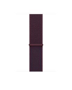 Apple Watch 46mm Sport Loop, Soft Woven Watch Band - Burgundy | MK8F4ZM/A