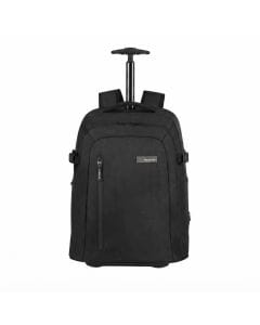Samsonite Roader 14 Inch Laptop Backpack, 17L Durable Eco-Friendly Travel Bag, Padded Tablet, RPET (Recycled Plastic Bottles) | Deep Black