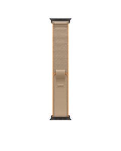 Apple Watch 49mm Trail Loop, Medium/Large, Black Titanium Finish, Lightweight Woven Sport Watch Band - Sand | MKAJ4ZM/A