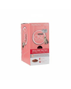 Purina One Healthy Kitten Chicken Gravy Pouch - 12 Pack (70g Each)