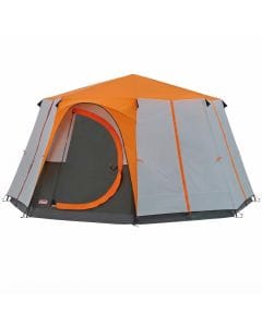 Coleman Octagon 6-Person Festival Tent, Waterproof Family Dome Shelter with 360-Degree Panoramic Views