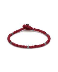 Atolyewolf Claret Red Snake Knot Bracelet, Elegant Women's Fashion Bracelet