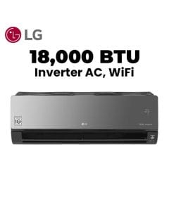 LG ARTCOOL Inverter Air Conditioner 18,000 BTU, Energy Saving, Fast Cooling, Wifi | A23TNC