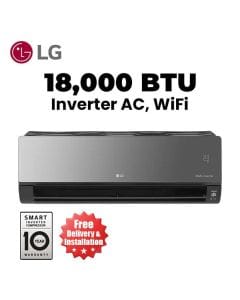 LG ARTCOOL Inverter Air Conditioner, Dual Inverter Compressor, 60% Fast Cooling, 65% Energy Saving - Grey - A23TNC