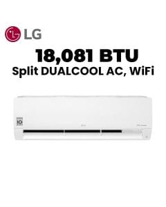 LG Split Air Conditioner, DUALCOOL, WiFi, 18,081 BTU | I23TNC