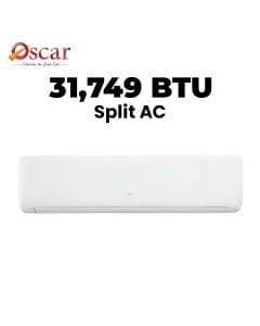 LG Split Air Conditioner 3 Ton, Rotary Compressor, 31749 BTU, Non Inverter, Wi-Fi Enabled, Energy-Efficient Inverter Technology - White - T36ZCA UGCC1