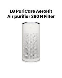 LG PuriCare™ AeroHit Air Purifier, White, 32 m² Coverage with 360° Filter | AS35GGW10