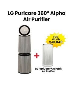 LG Puricare 360° Alpha Majlis Air Purifier with Allergy Care & Pet Mode | AS10GDBY0