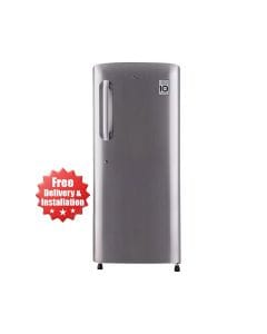 LG Single Door Refrigerator 190L, Smart Inverter Compressor, Fastest In Ice Making - Silver - GR-231ALLB