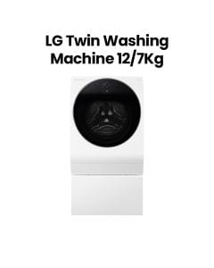 LG 12/7 Kg Washer Dryer White, Made in Korea | FH6G1BAP22