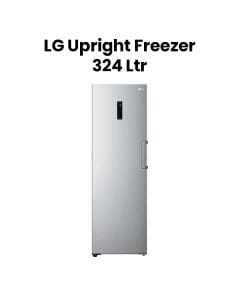 LG 324 Ltrs Upright Freezer - Silver | GR-B414ELFM