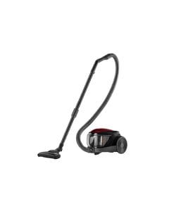 LG 1800W Vacuum Cleaner, Bagless Convenience, Versatile Cleaning, Durability and Longevity, Compact and Space-Saving - Sparkle Red - VC5418NNTR