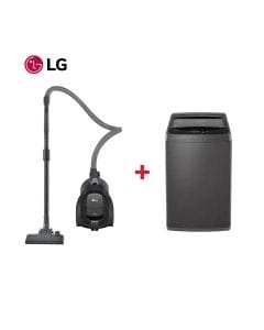 LG 1800W Canister Vacuum Cleaner + LG 9kg Top Load Washing Machine - LG Laundry & Clean Bundle
