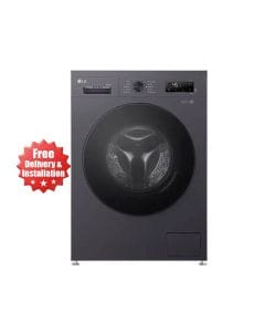 LG 9kg/5kg Front Load Washer Dryer Combo – 1400 RPM Spin Speed, Inverter Direct Drive Motor, 6 Motion DD Technology | Middle Black – F4Y2VRPYJ.AMBPMEA
