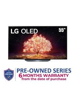 LG 55 Inch B1 Series Cinema Screen Design 4K Cinema HDR webOS Smart with ThinQ AI Pixel Dimming OLED TV | OLED55B1PVA