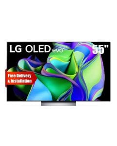 LG 55Inch OLED evo 4K Smart TV, Advanced Picture And Functionality, Bright, Bold Visuals Of Brightness Booster - Black - OLED55C36LA