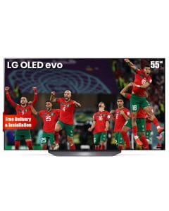 LG 55 Inch OLED evo CS3 4K Smart TV, webOS 23, Smart AI ThinQ, Magic Remote, Dolby Vision HDR10, AI Picture Pro, AI Sound Pro - Black - OLED55CS3VA