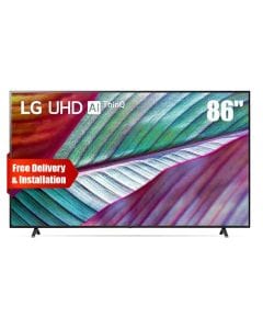LG 86Inch UHD TV UR78 4K Smart TV, WebOS Smart AI ThinQ, Magic Remote, 3 Side Cinema - Black - 86UR78006LC