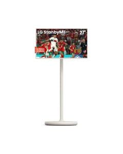 LG StanbyME 27Inch Rollable Smart Touch Screen With 3H Battery Life, LCD Display - Calming Beige - 27ART10AKPL