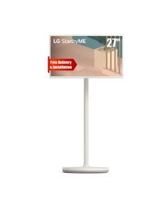 LG StanbyME 27Inch Rollable Smart Touch Screen With 3H Battery Life, LCD Display - Calming Beige - 27ART10AKPL