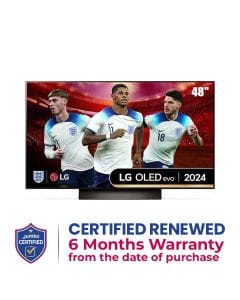 LG 48-inch OLED evo C4 4K Smart TV AI Magic remote Dolby Vision webOS24 2024 | OLED48C46LA