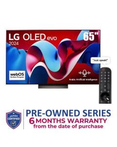 LG 65-inch OLED evo C4 4K Smart TV AI Magic remote Dolby Vision webOS24 2024 | OLED65C46LA