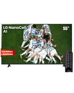 LG 55-inch NanoCell NANO80 4K Smart TV AI Magic remote HDR10