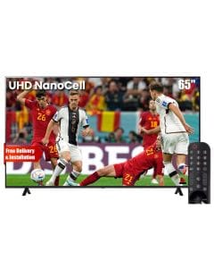 LG 65-inch NanoCell NANO80 4K Smart TV AI Magic remote HDR10