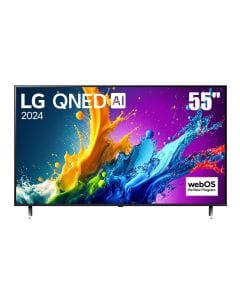 LG 55 inch QNED 4K Smart TV AI Magic remote HDR10 webOS24 2024| 55QNED80T6B