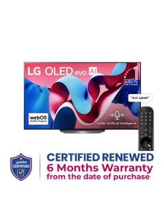 LG 55-Inch OLED 4K Smart TV – Black |OLED55CS4VA