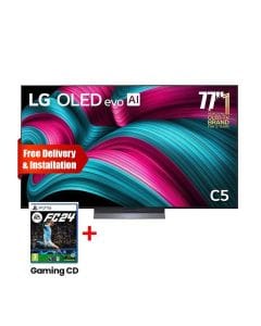 LG 77" OLED 4K Smart TV - Black | OLED77C56LA