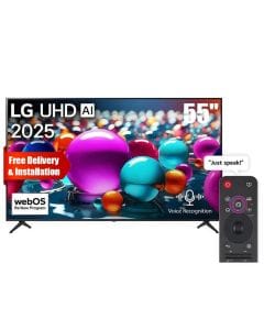 LG 55" UHD 4K Smart TV Made in Egypt - Black | 55UA85006LA (Open Piece/Display Unit)