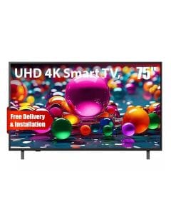 LG 75Inch UHD 4K Smart TV With Stunning Picture Quality, Advanced Smart Features, And Crystal Clear 4K Resolution - Black - 75UA85006LA