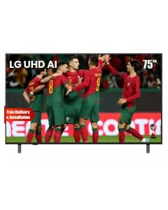 LG UHD AI UA85 4K Smart TV 75 Inch, AI Magic Remote, HDR10, webOS 25, Breathtaking Colour, ThinQ - Black - 75UA85006LA