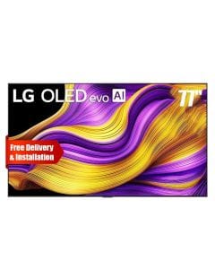 LG 77Inch OLED 4K Smart TV, 4K Ultra HD Resolution, Advanced AI Picture Processing, Smart TV Platform, Ultra-Slim Premium Design - Black - OLED77G56LA