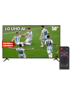 LG Dolby Audio, Quad-Core Processor, Ultra HD 4K Smart TV 50Inch - Black - 50UA85006LA