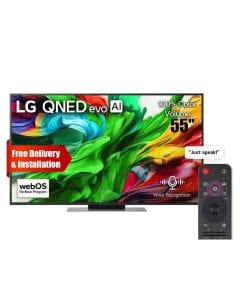 LG 55Inch QNED 4K Smart TV With Advanced QNED Display And Smart Features - Black - 55QNED86A6A