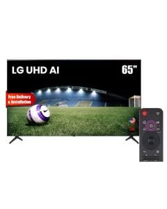 LG UHD AI 4K Smart TV 65 Inch, α7 AI Processor 4K Gen8, AI Magic Remote, HDR10, webOS 25 - Black - 65UA85006LA