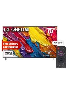 LG 75Inch QNED AI 4K Smart TV, Every Colour Redefined, AI Magic Remote, AI Voice ID - Black - 75QNED70A6A