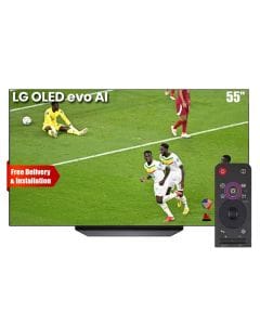 LG OLED evo AI CS5 4K Smart TV 55 Inch, α9 AI Processor 4K Gen8, AI Super Upscaling 4K, webOS 25, AI Magic Remote - Black - OLED55CS5VA