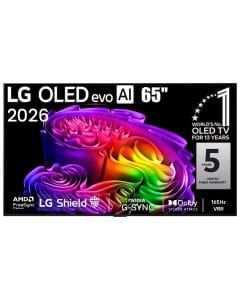 LG 65-Inch OLED evo AI 4K G6 Smart TV, α11 AI Processor 4K Gen3, Dolby Vision & Atmos, 165Hz VRR, webOS 26 | OLED65G6
