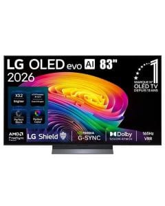 LG 83-Inch OLED evo AI 4K C6 Series Smart TV, α11 AI Processor 4K Gen3, Dolby Vision & Atmos, 165Hz VRR, webOS 26 | OLED83C66LA.AMRG