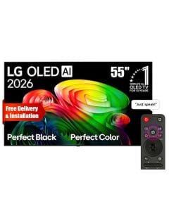 LG  55 Inch OLED AI B6 4K Smart TV - Alpha 8 AI Processor Gen3, 144Hz G-Sync/FreeSync, WebOS with Gemini & Copilot AI, Dolby Vision & Atmos | OLED55B66LA.AMRG 